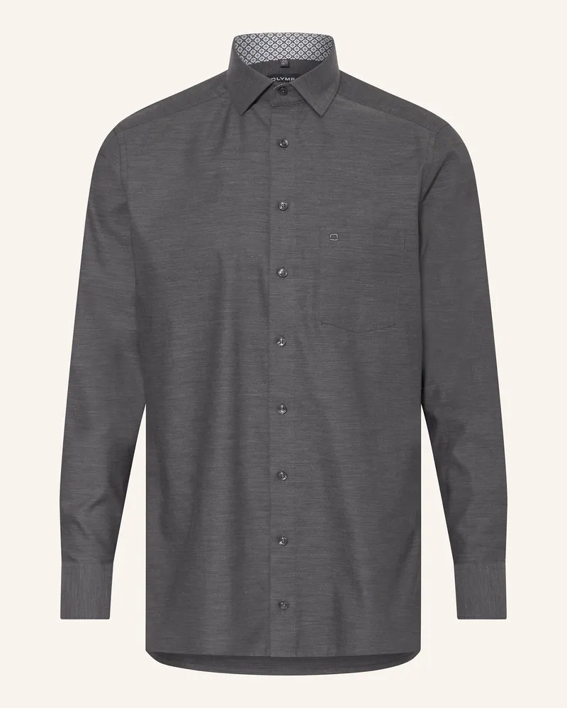 Olymp Hemd Luxor modern fit Dunkelgrau