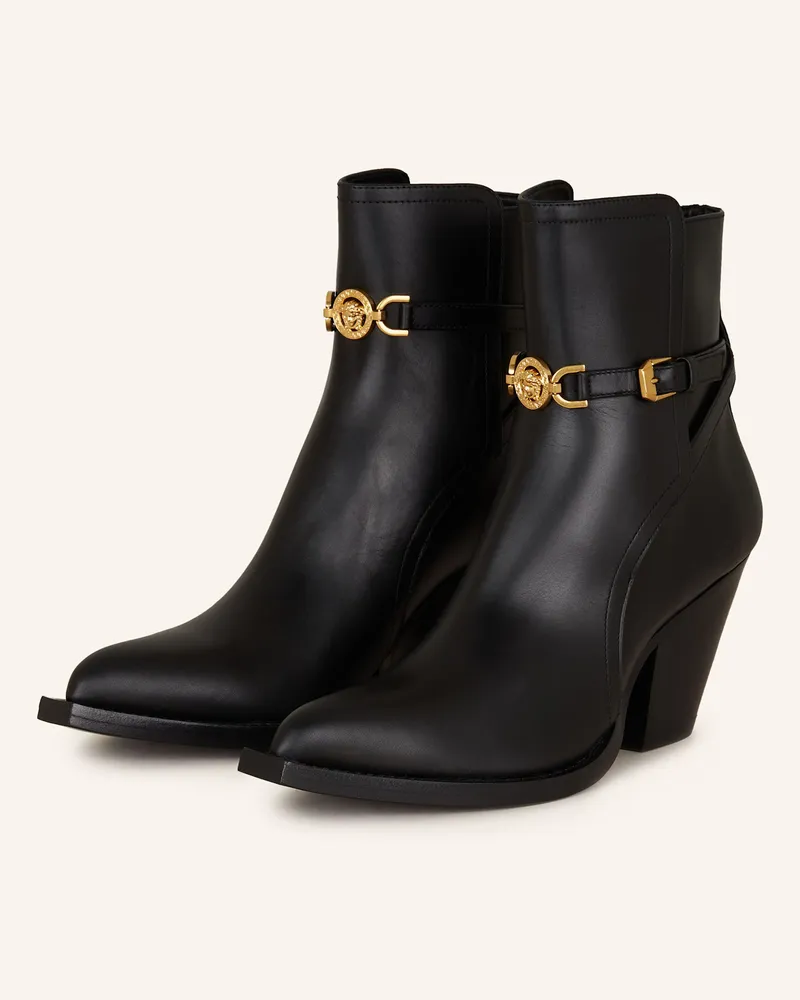 Versace Stiefeletten Schwarz
