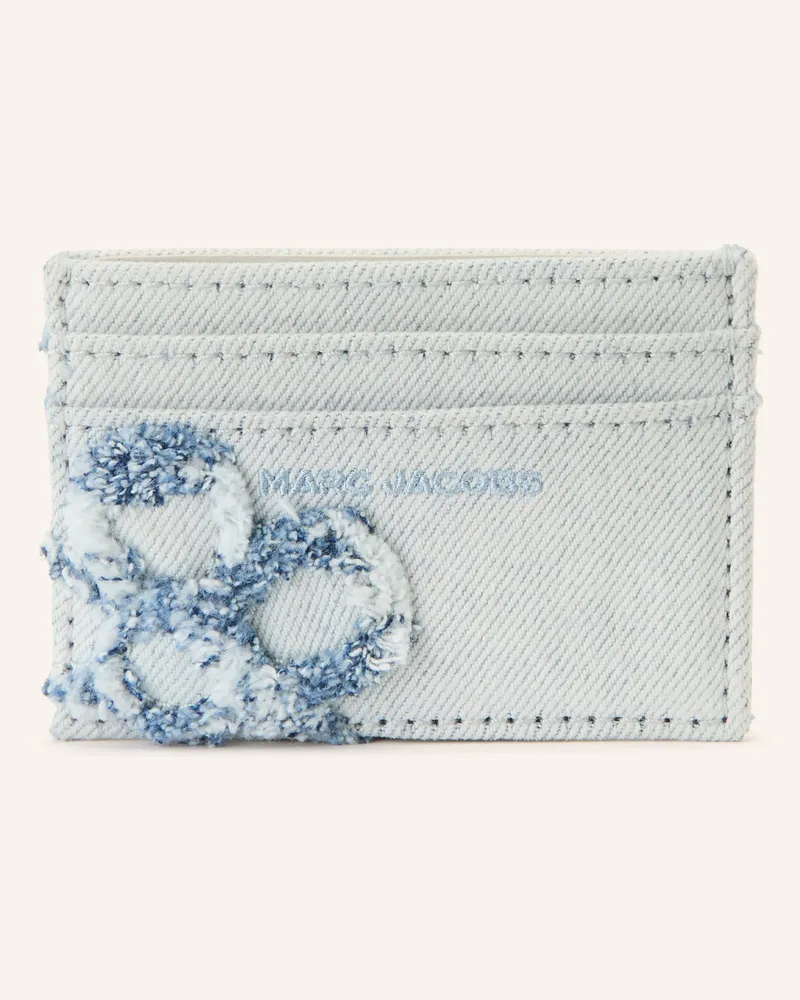 Marc Jacobs Kartenetui The Daisy Denim Card Case weiss Hellblau