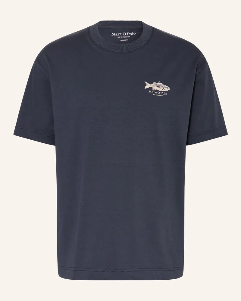 Marc O'Polo T-Shirt blau Dunkelblau