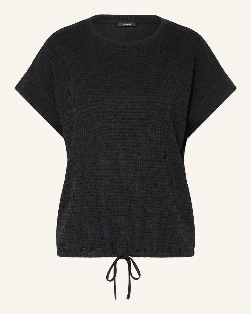 OPUS T-Shirt SOLKE Schwarz