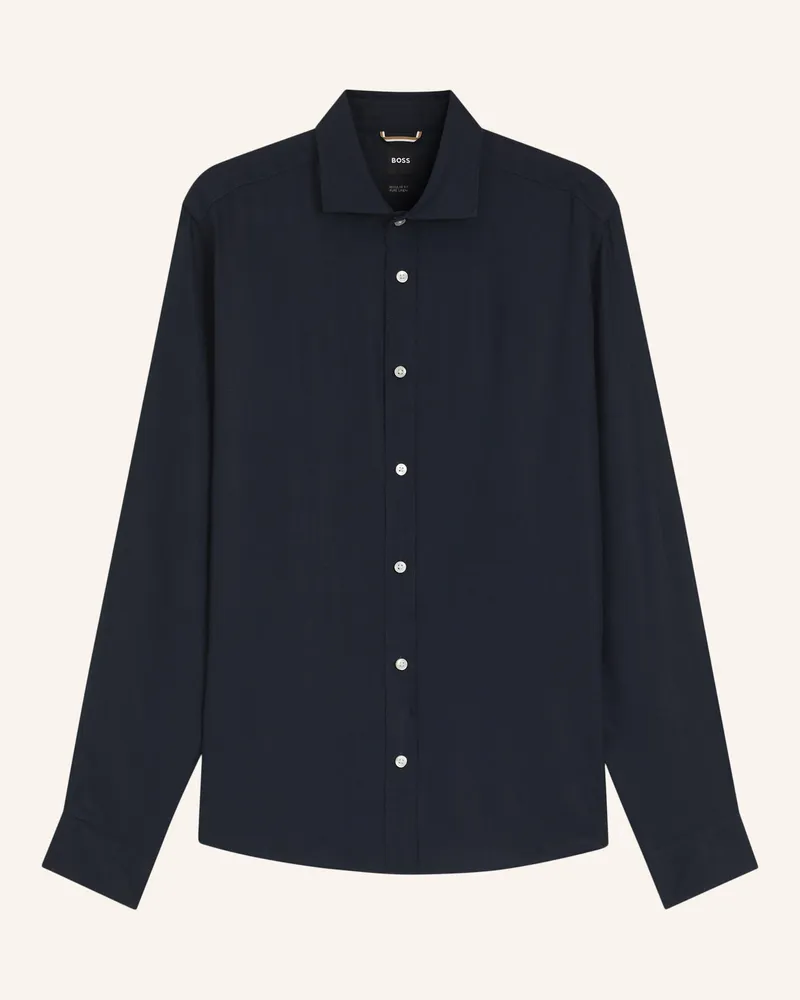 HUGO BOSS Shirt C-Liam-Sp-262 Regular Fit blau Dunkelblau