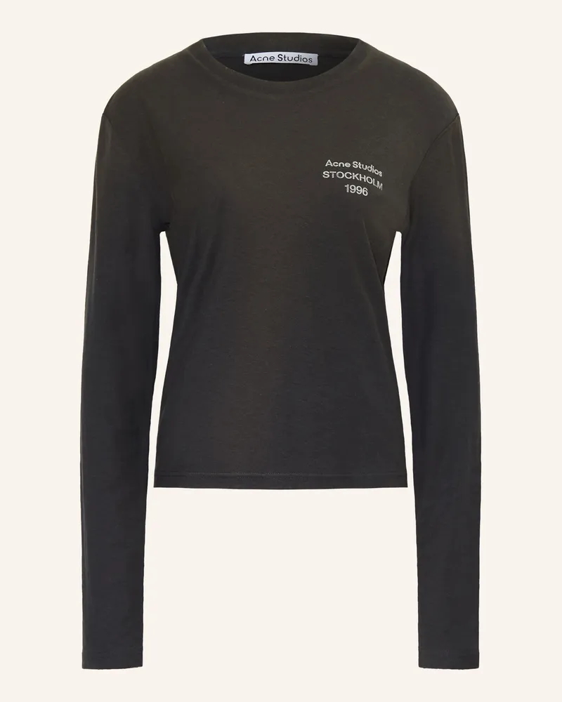 Acne Studios Longsleeve schwarz Oliv