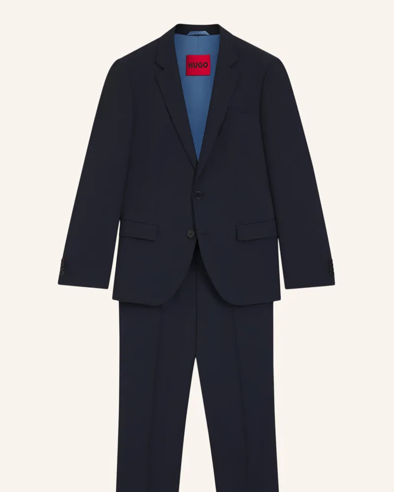 HUGO BOSS Business Anzug HENRY/GETLIN231X Slim Fit Dunkelblau