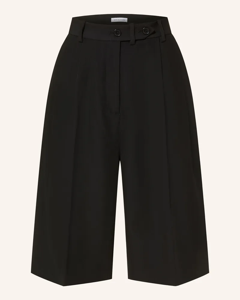 Mrs & HUGS Bermudas schwarz Schwarz