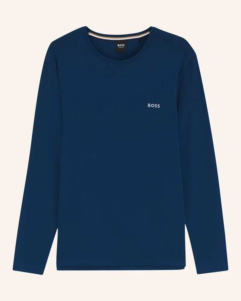 HUGO BOSS Schlafshirt Mix&Match blau Türkis