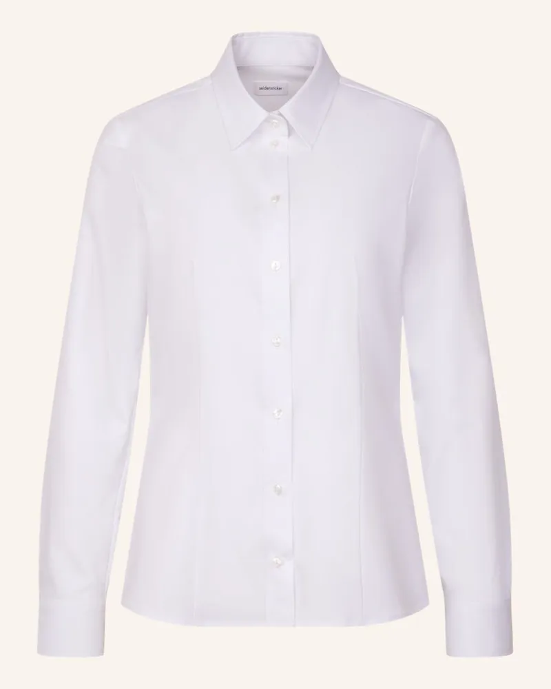 Seidensticker Klassische Bluse weiss Weiss