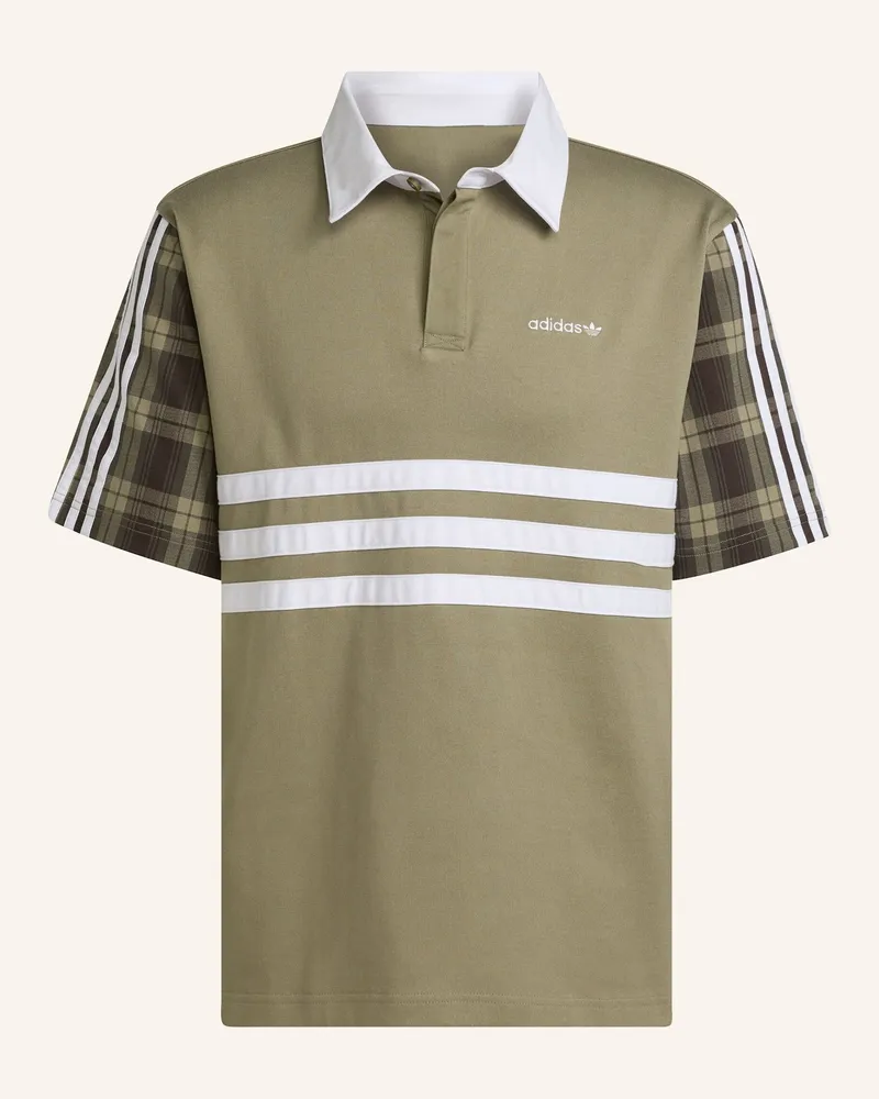 adidas TARTAN REGULAR RUGBY POLOSHIRT Grün
