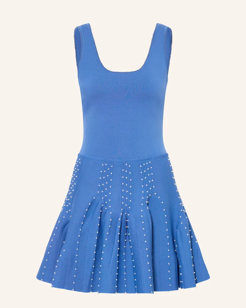 Sandro Kleid Nina Mit Schmuckperlen blau Blau