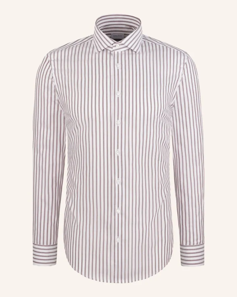 Seidensticker Business Hemd Shaped Fit braun Braun