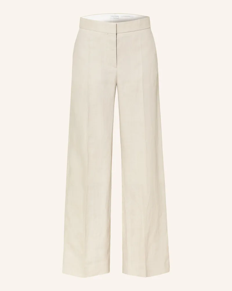 Tiger of Sweden Marlenehose Irit Aus Leinen beige Beige