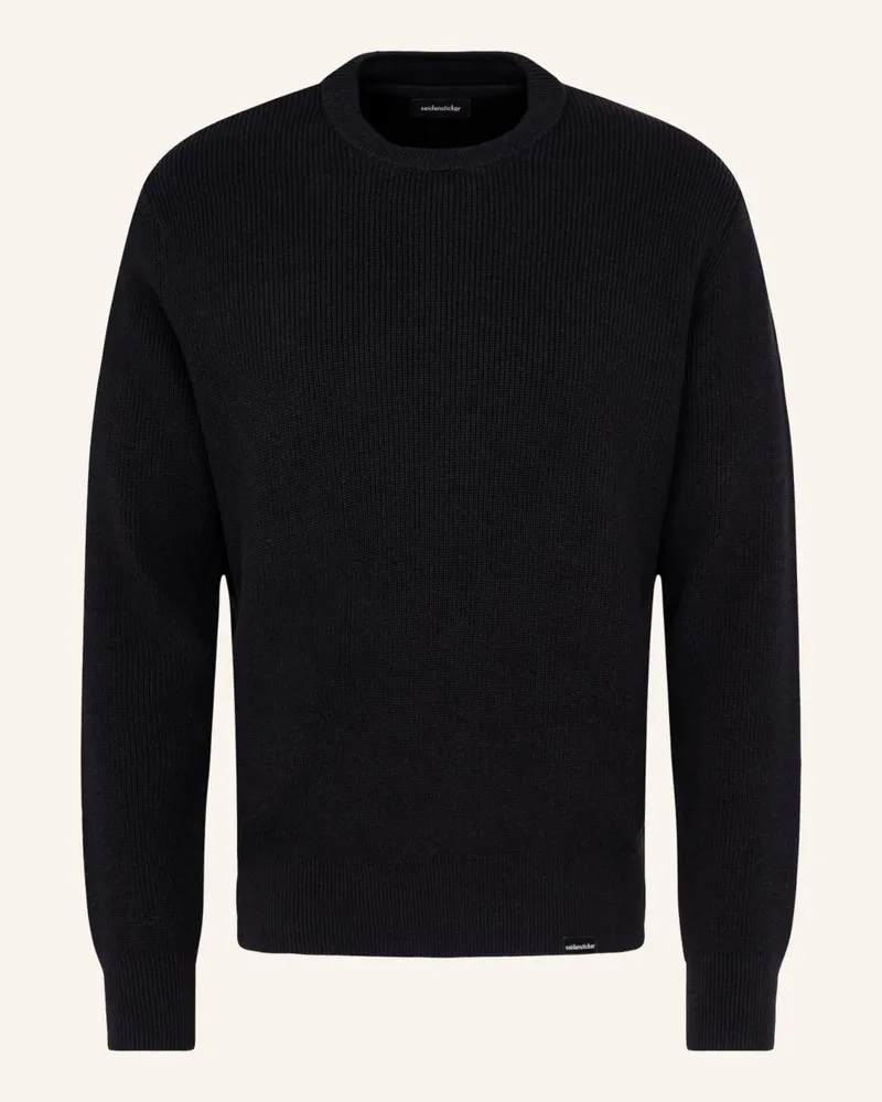 Seidensticker Pullover Regular Fit Dunkelblau