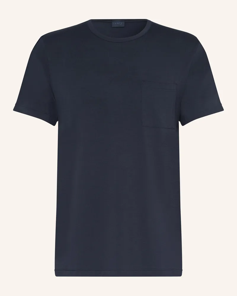 Mey Schlafshirt Serie Jefferson blau Dunkelblau