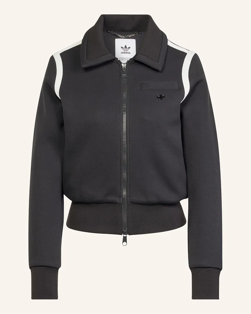 adidas Sweatjacke ORIGINALS PREMIUM COLLARED Schwarz