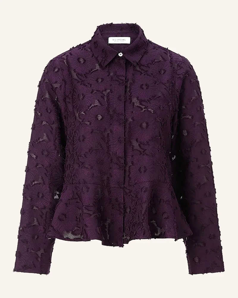 Rich&Royal Hemdbluse lila Dunkellila