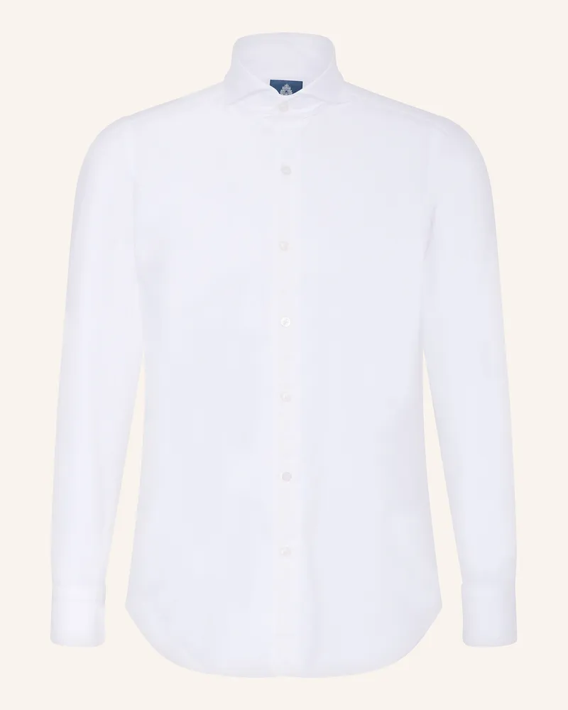 Finamore 1925 Oxfordhemd SERGIO TOKYO Slim Fit Weiss