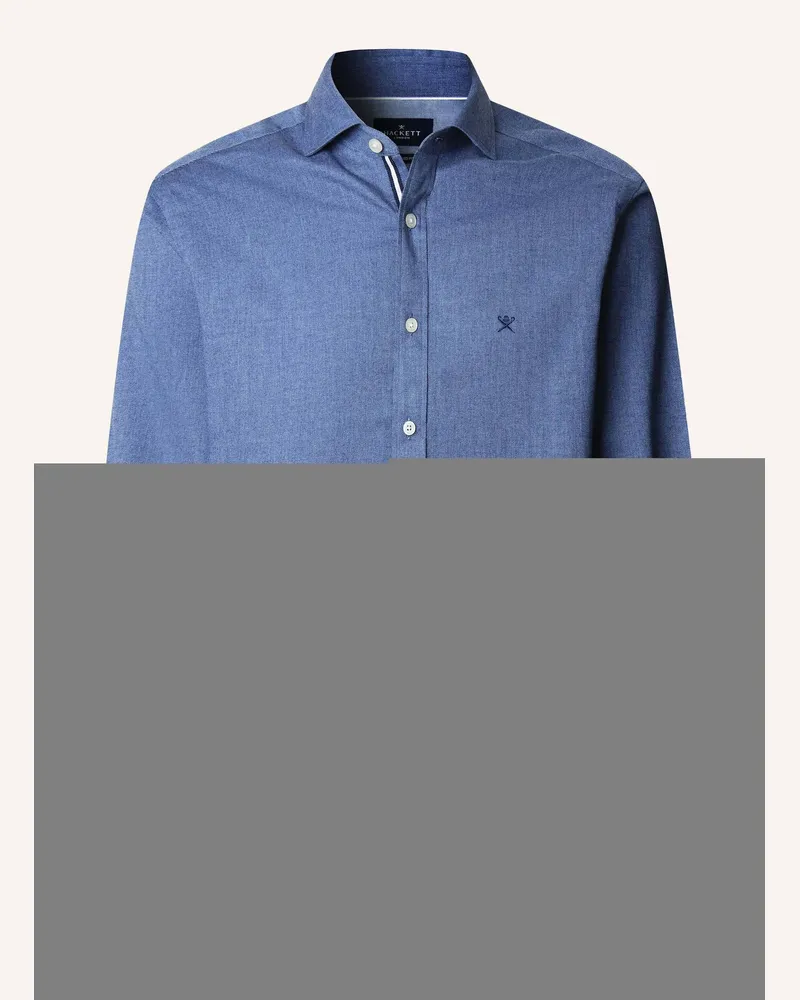 Hackett Freizeithemd FLANNEL TAPE Blau