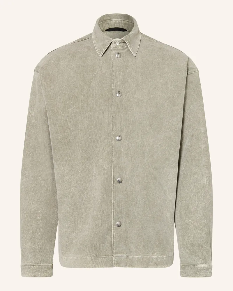 7 for all mankind Cord-Overjacket Clover gruen Hellgrün