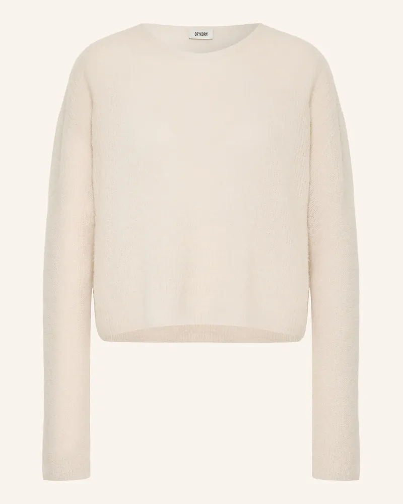 Drykorn Pullover Imeny Mit Alpaka weiss Ecru