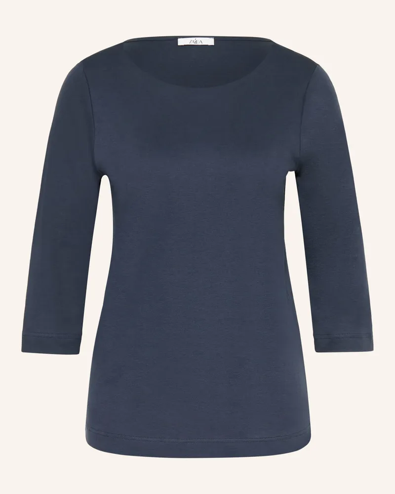 ZAíDA Shirt Mit 3/4-Arm blau Dunkelblau