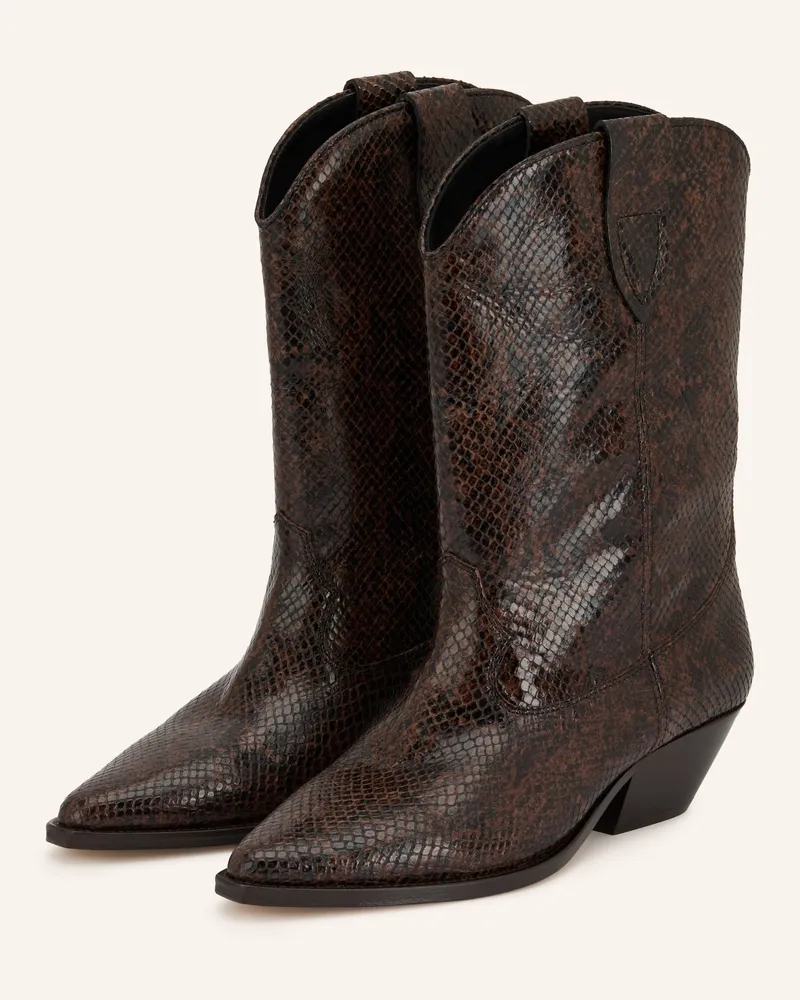 Isabel Marant Cowboy Boots Duerto braun Dunkelbraun