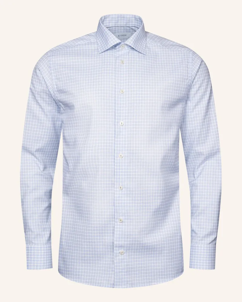 Eton Slim fit Signature Twill-Hemd Blau