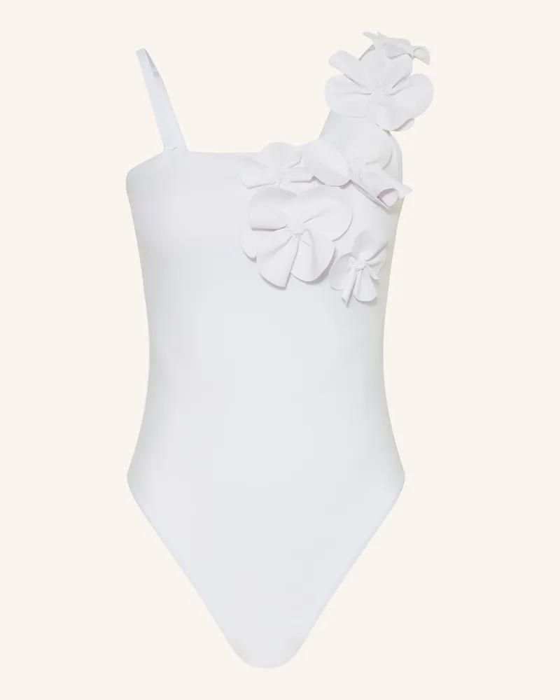 GOLDBERGH One-Shoulder-Badeanzug Fabiosa weiss Weiss