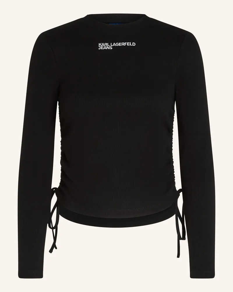 Karl Lagerfeld Top schwarz Schwarz