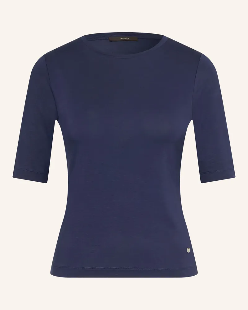 windsor. T-Shirt blau Dunkelblau