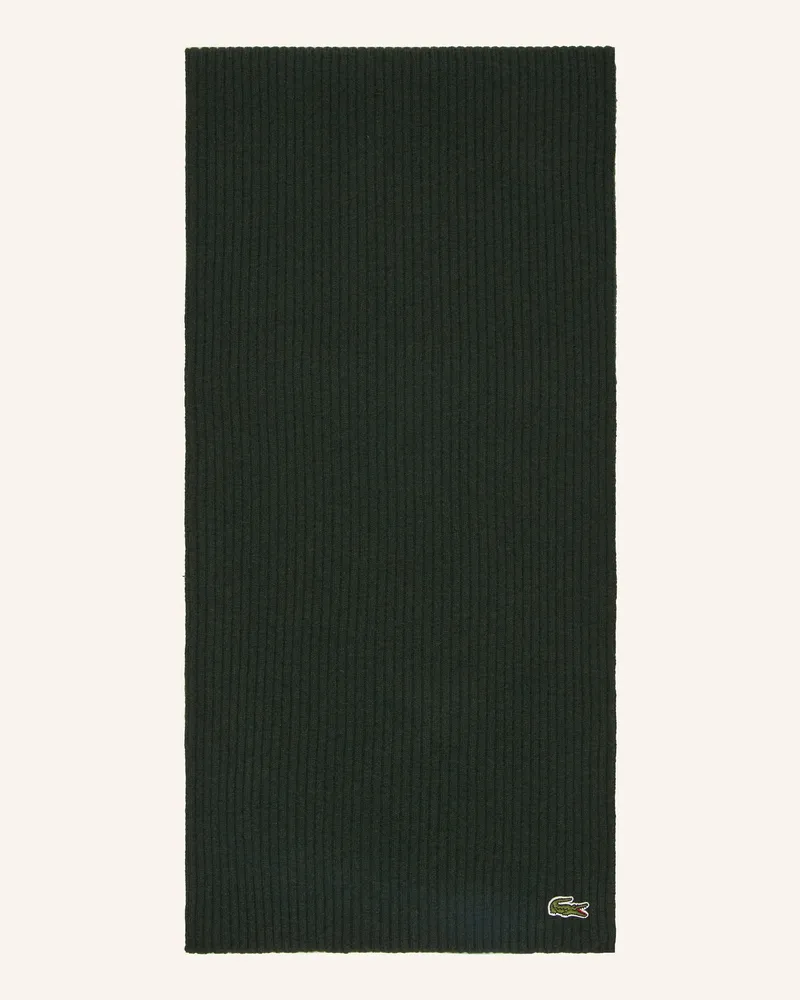 Lacoste Schal gruen Dunkelgrün