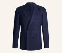 Doppelreiher-Sakko Slim Fit blau