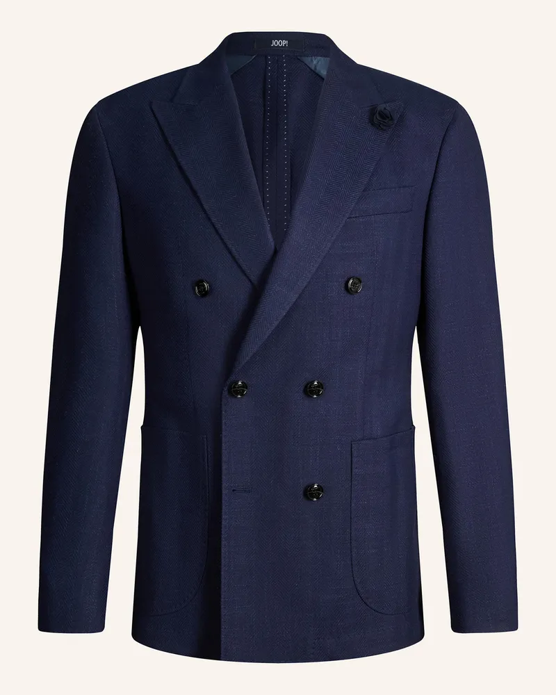 JOOP! Doppelreiher-Sakko Slim Fit blau Dunkelblau