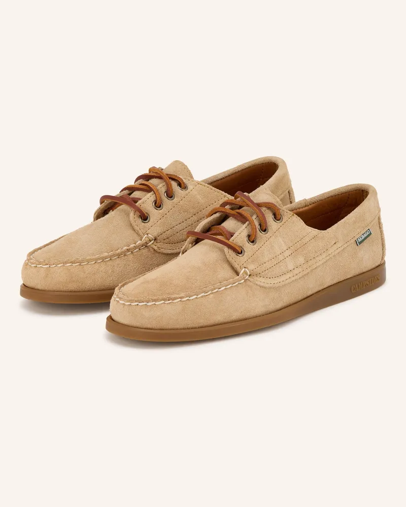 Sebago Schnürer Askook Suede braun Beige