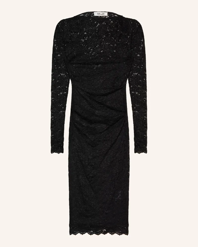 Diane von Furstenberg Spitzenkleid Darrius schwarz Schwarz