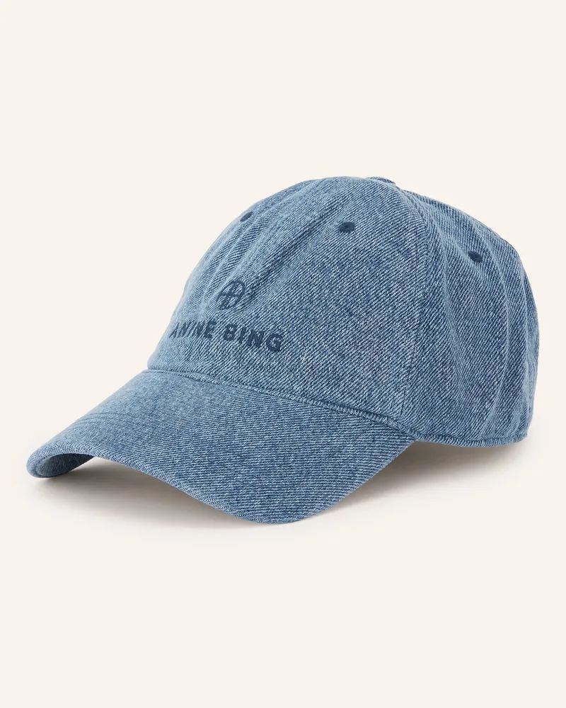 Anine Bing Jeans-Cap JEREMY Blau