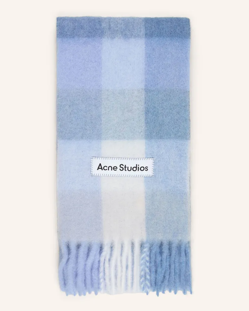 Acne Studios Schal Mit Alpaka blau Hellblau