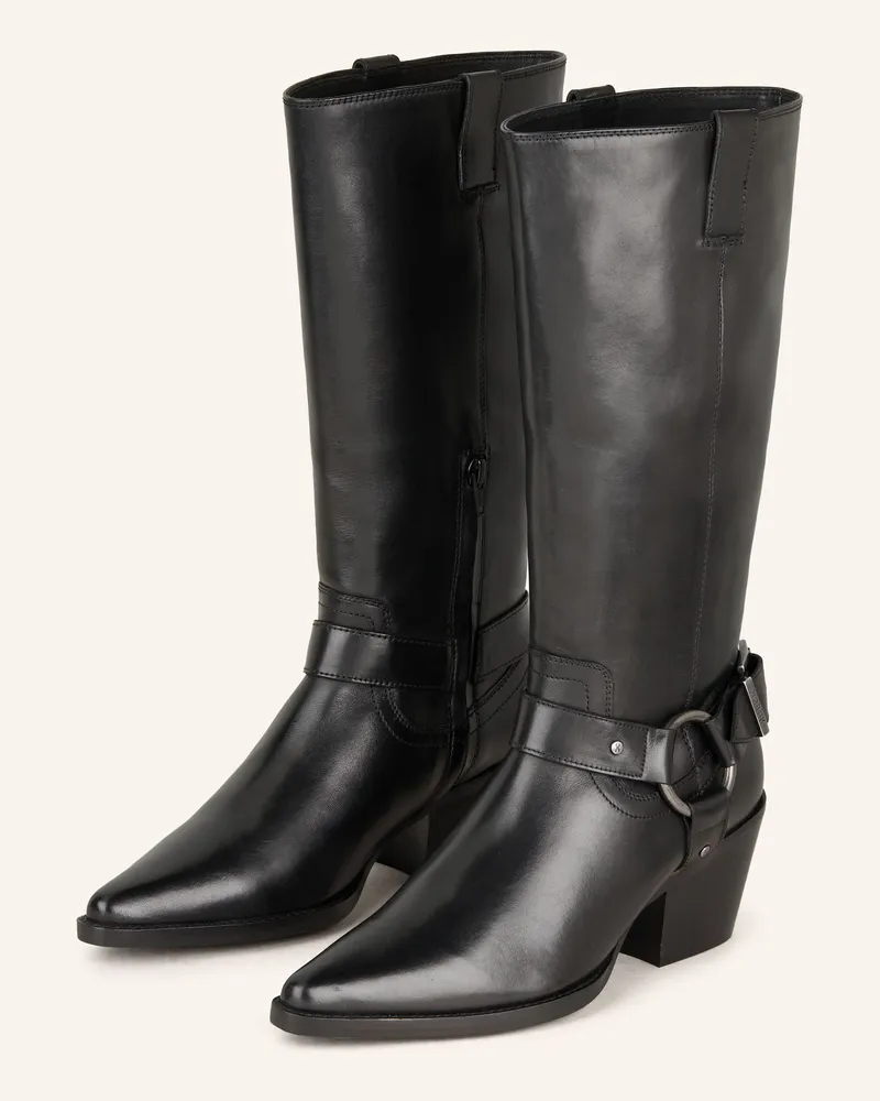 Bronx Cowboy Boots JUKESON Schwarz