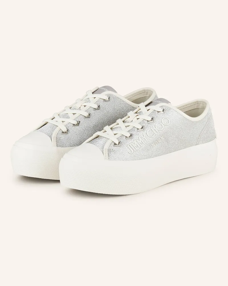 Jimmy Choo Sneaker PALMA MAXI/F Silber