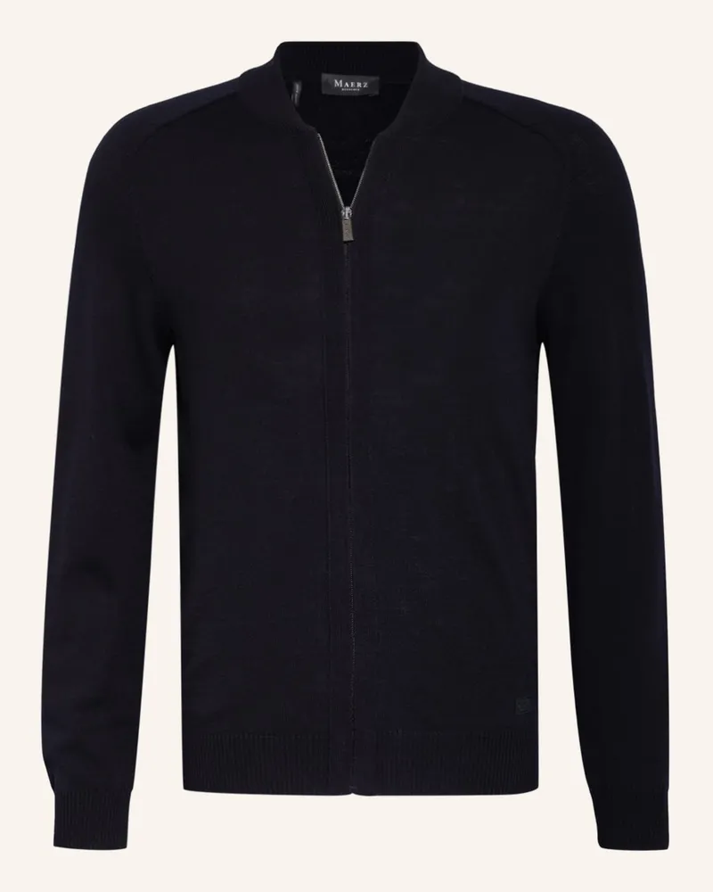 Maerz Strickjacke blau Dunkelblau