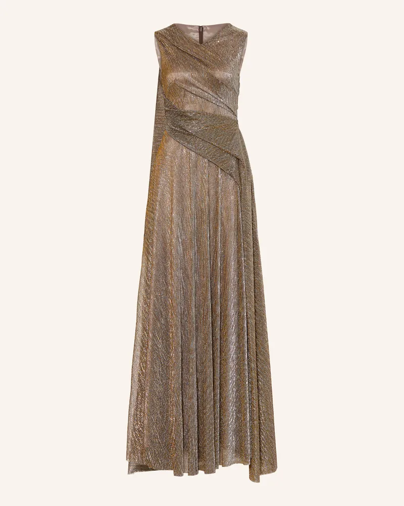Talbot Runhof Abendkleid Mit Glitzergarn Und Pailletten gold 099