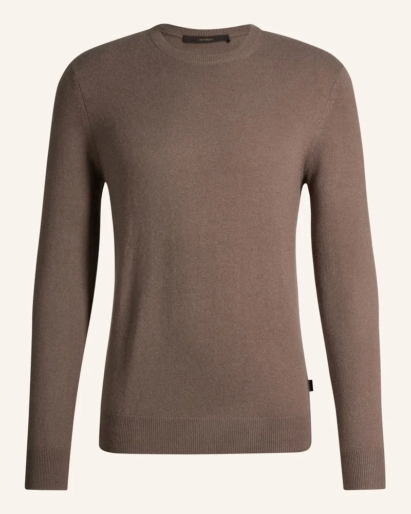 windsor. Pullover braun Hellbraun