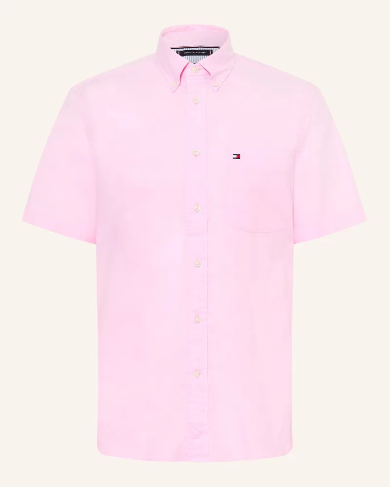 Tommy Hilfiger Kurzarm-Hemd Regular Fit rosa Rosa