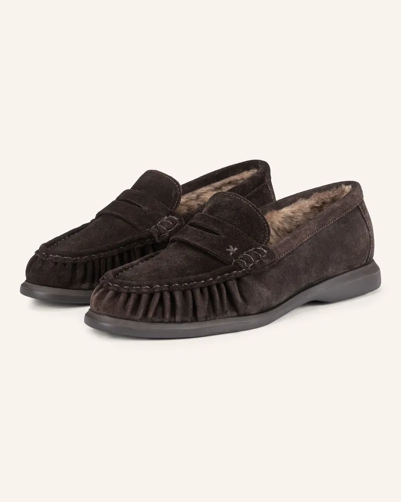 Lloyd N-Stride 240 L Slipper braun Dunkelbraun