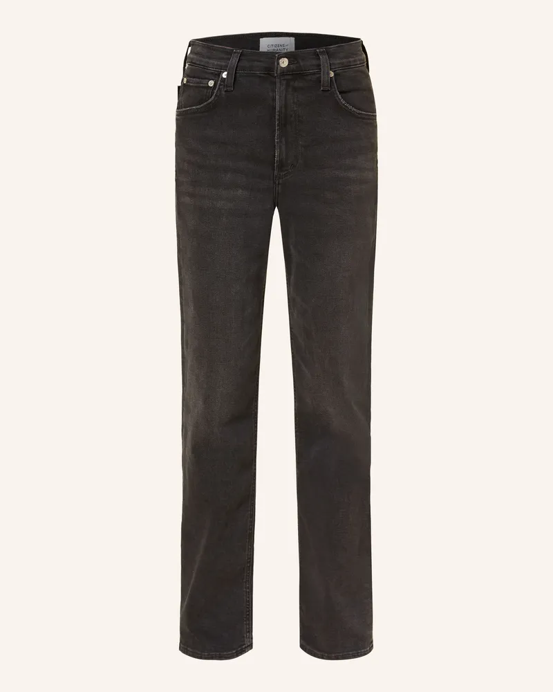 Citizens of humanity Straight Jeans Palma schwarz Nblae