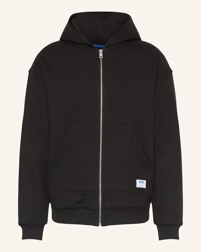 HUGO BOSS Sweatjacke NESTODI Schwarz
