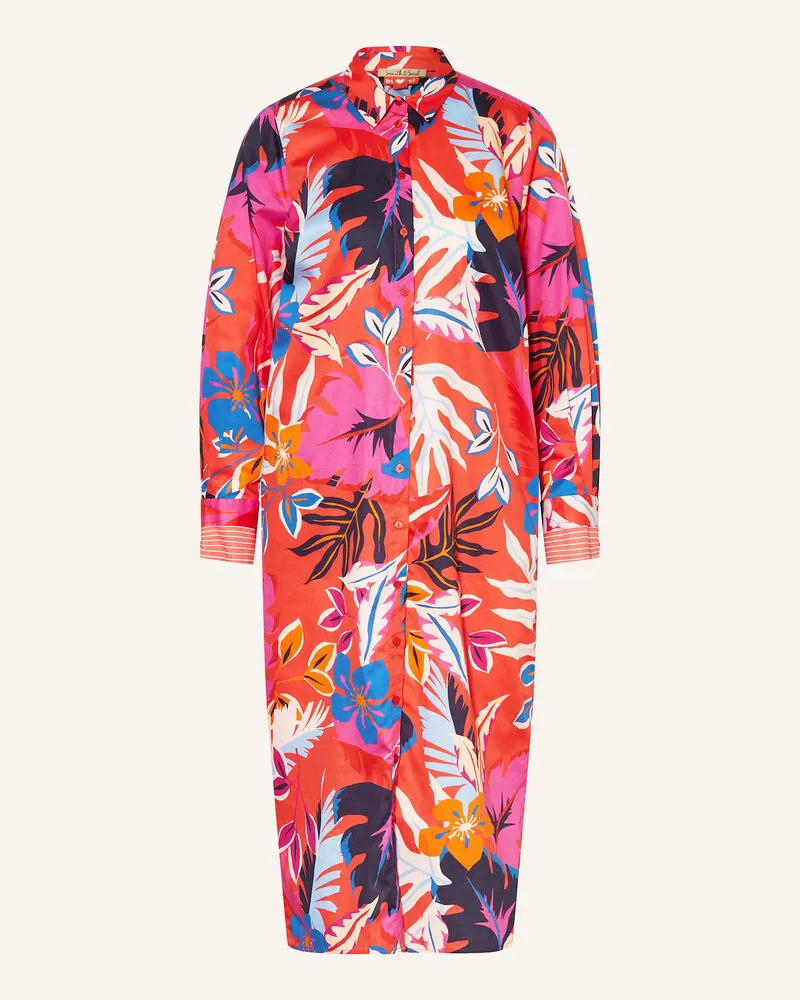 Smith & Soul Hemdblusenkleid Rot