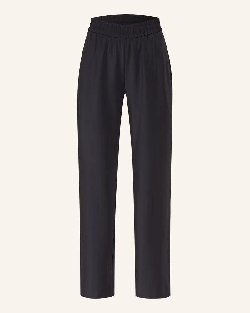 COMMA Satinhose Dunkelblau