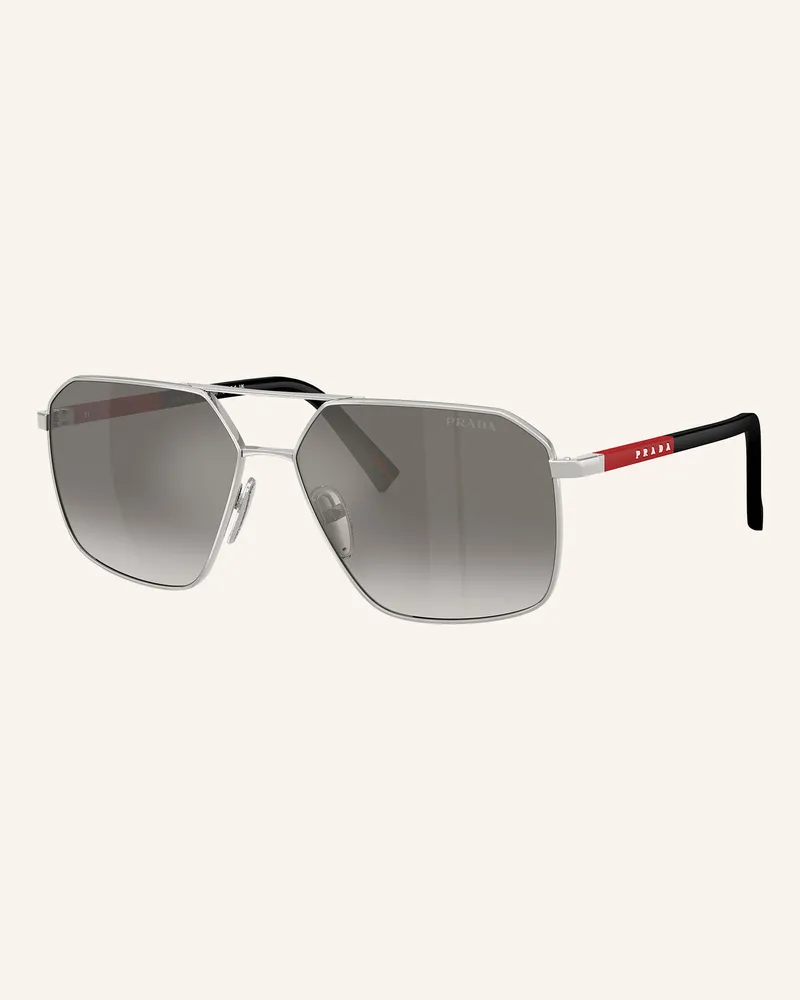 Prada Sonnenbrille Ps a505 silber 1bc02m