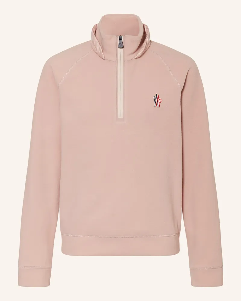 Moncler Fleece-Troyer rosa Helllila