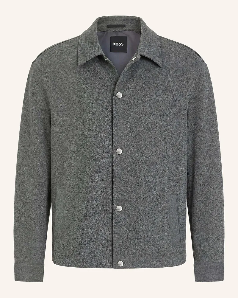 HUGO BOSS Blazer P-CRAIG-J-COACH-254 Relaxed Fit Grau